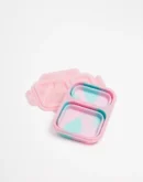 Tupper Plegable Good Vibes Chico Rosa Footy 14 Cm