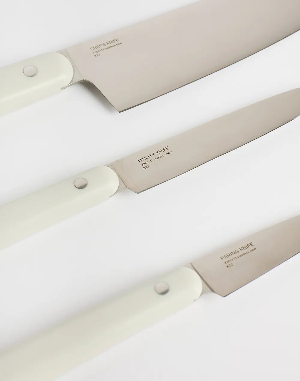 Set x3 Cuchillos Leo Berghoff 20 Cm
