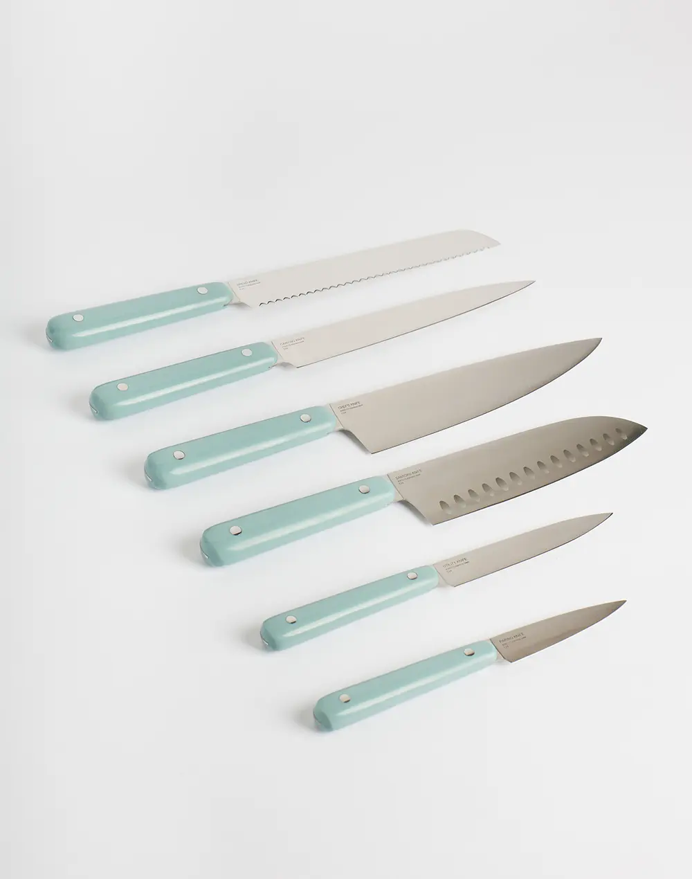 Set x 7 Cuchillos + Taco de Madera Kaze Berghoff 20 Cm - Image 2