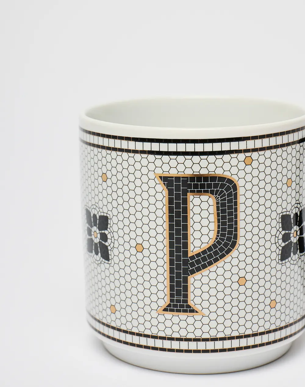 Taza Cerámica Alphabet P Home Concept 350 ml - Image 3