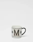 Taza Cerámica Alphabet M Home Concept 350 ml