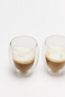 Set X2 Tazas Latte Doble Vidrio Larhaus Barista 350 Ml
