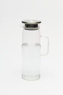 Jarra Vidrio con Tapa Hermetica Acero Inox 1270 Ml