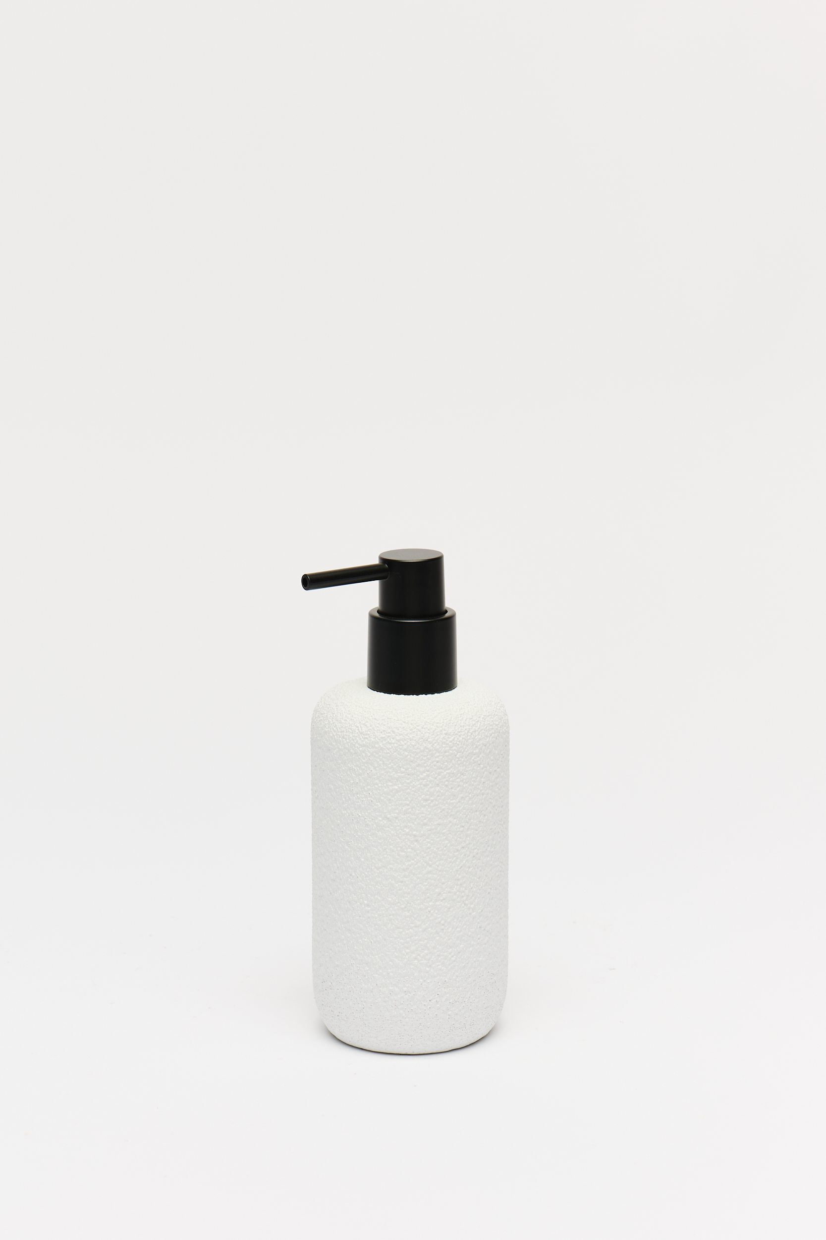 Dispenser Simil Piedra Redondo Blanco 19 Cm