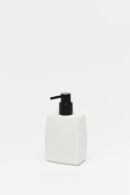 Dispenser Simil Piedra Cuadrado Blanco 17 Cm