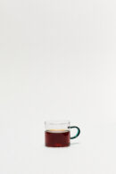 Taza Cafe con Asa Verde 120 Ml