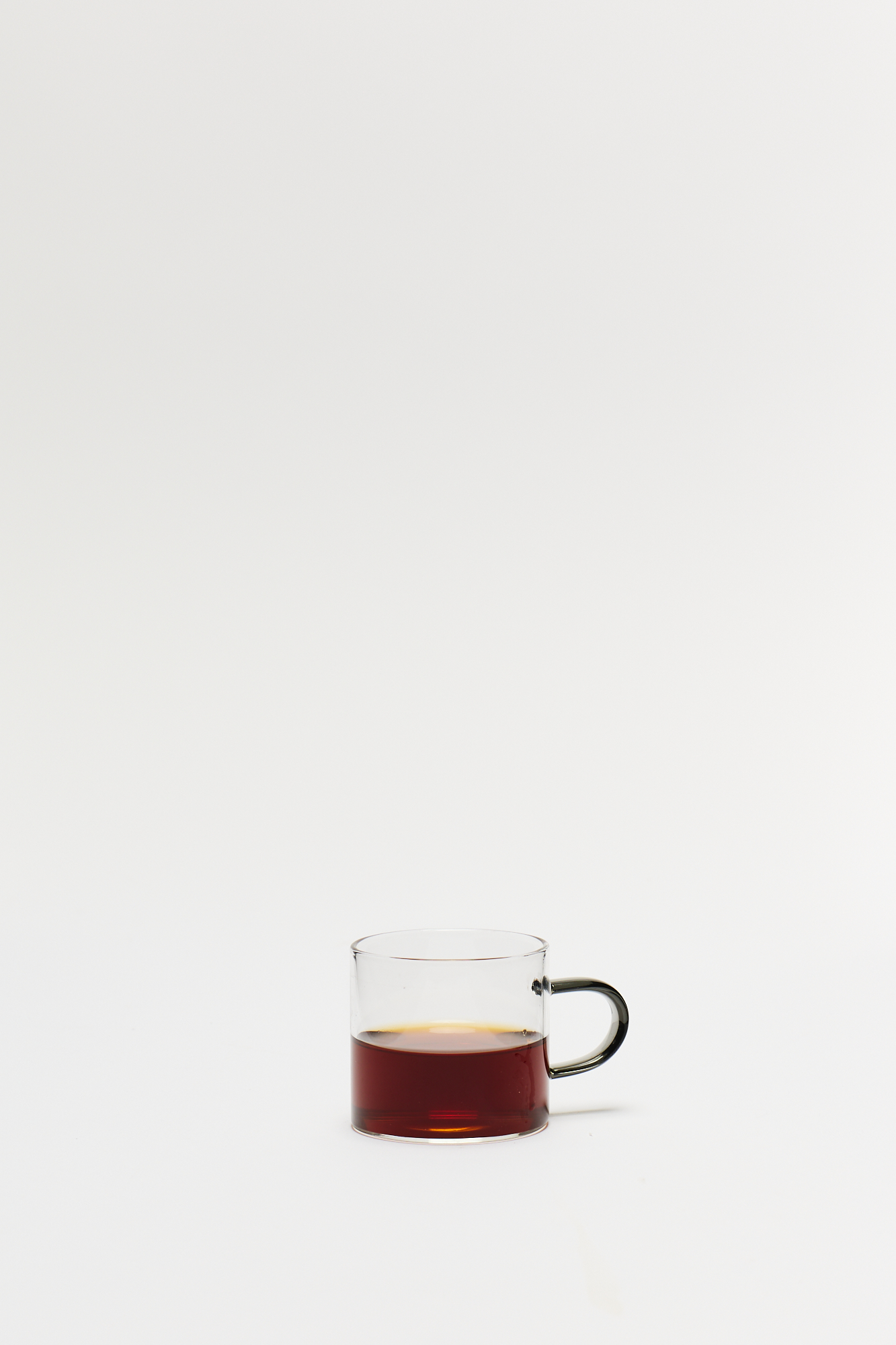 Taza Cafe con Asa Gris 120 Ml