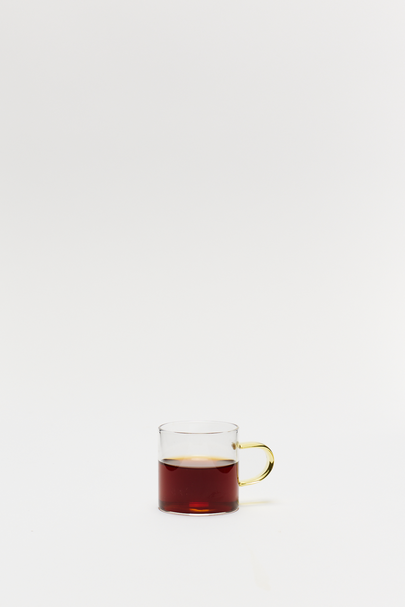 Taza Ristretto con Asa Amarilla 100 Ml