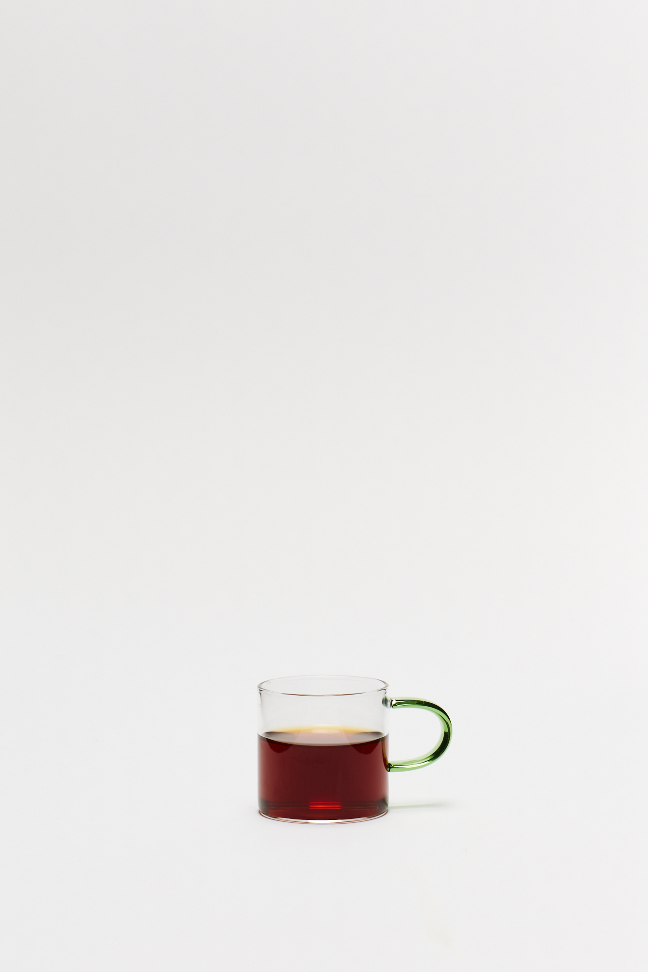 Taza Ristretto con Asa Verde 100 Ml