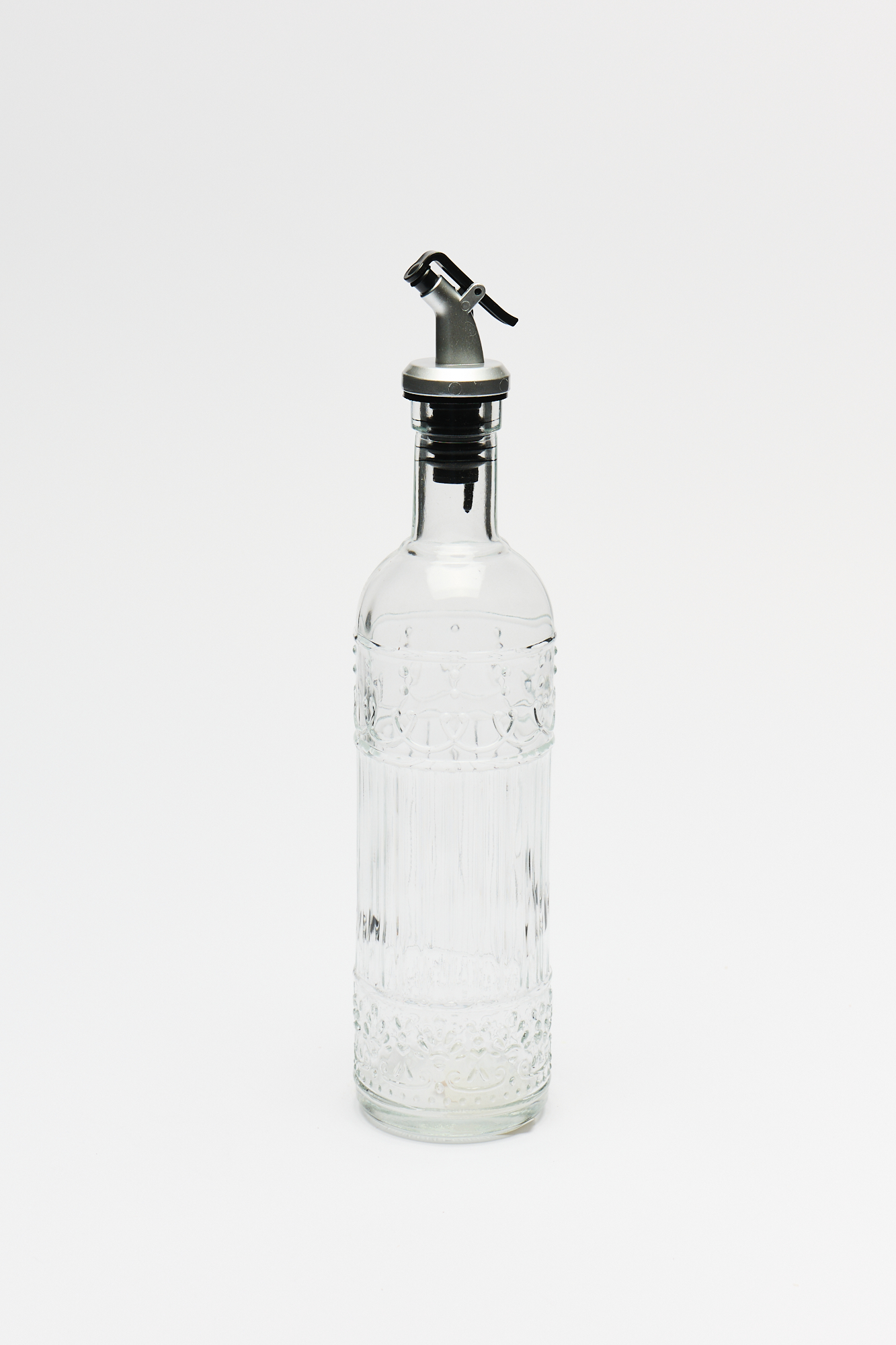 Aceitera / Vinagrera Vidrio Labrada con Pico Vertedor 500 Ml