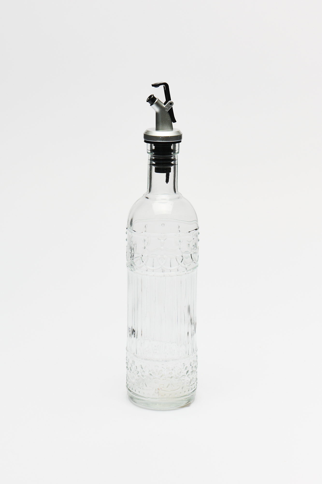 Aceitera / Vinagrera Vidrio Labrada con Pico Vertedor 500 Ml - Image 2