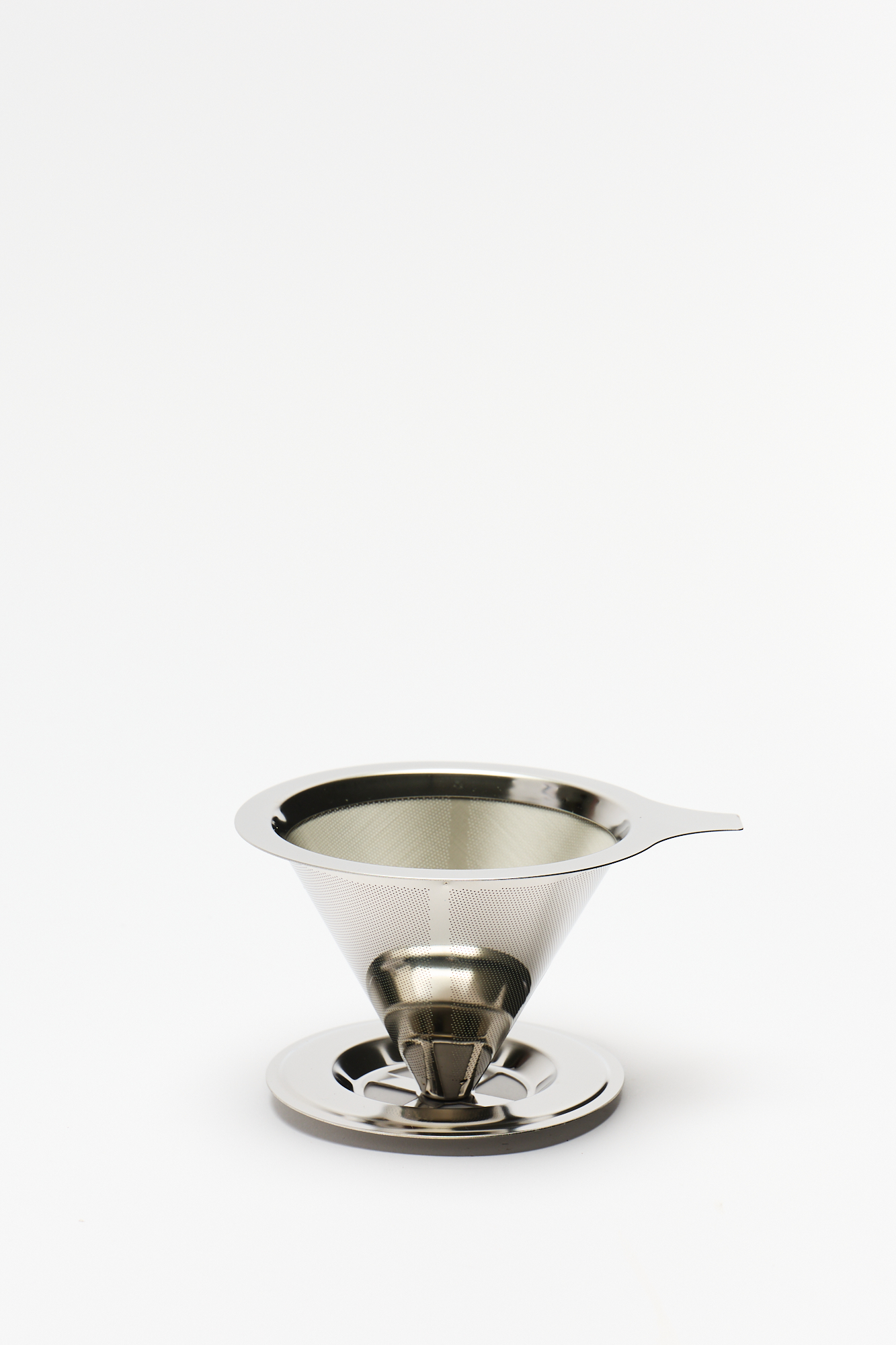 Filtro Cafe Conico Acero Inox con Tela 9x8 Cm