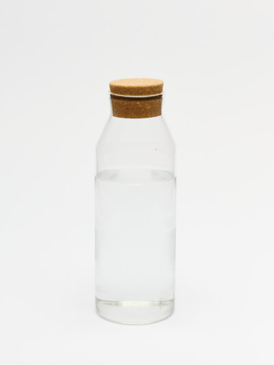 Botella Vidrio con Tapa Corcho 1200 Ml 26 Cm