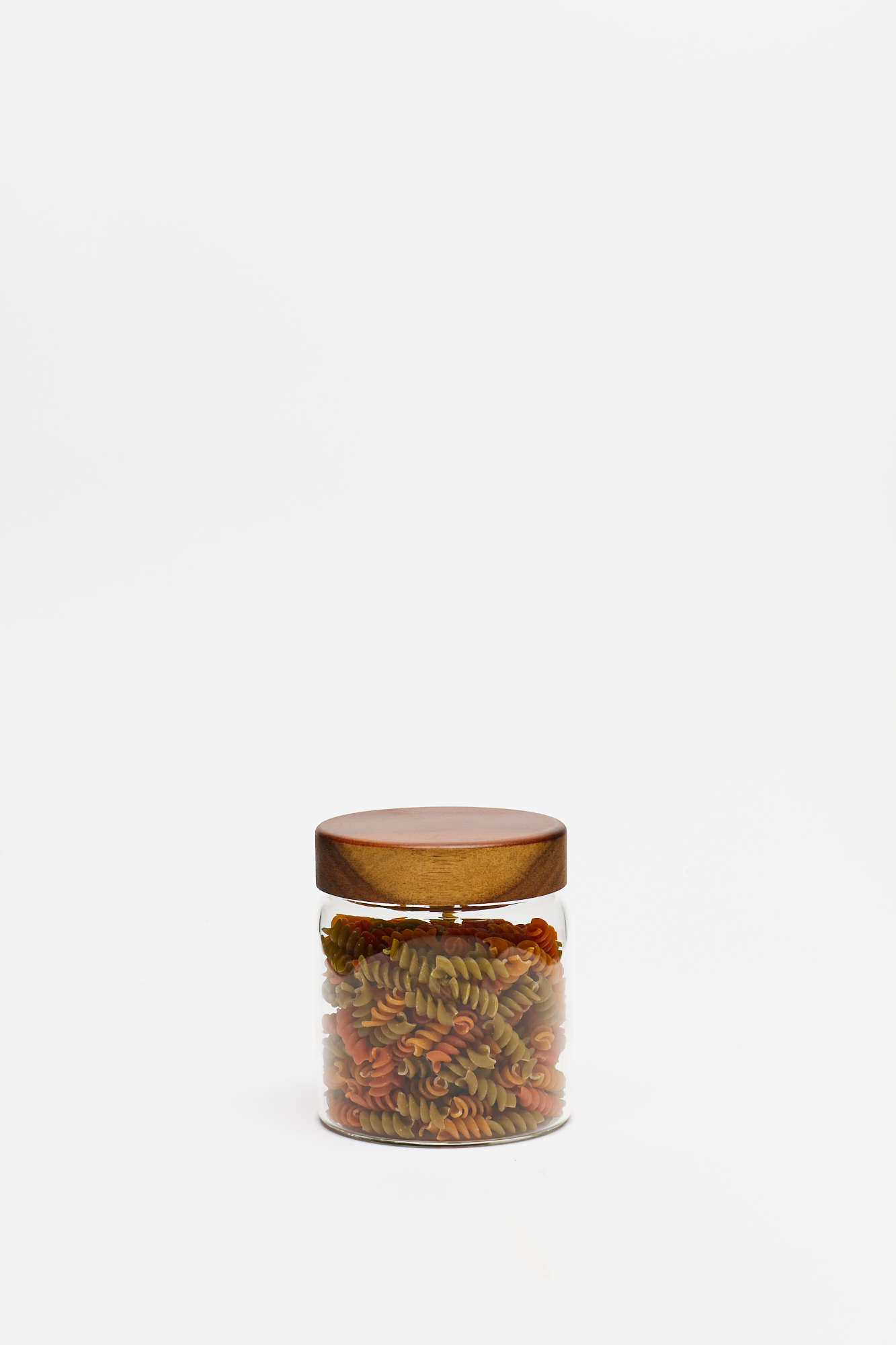 Frasco Redondo con Tapa Acacia Vassa 800 Ml 12x11 Cm