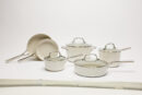 Set 10 Piezas Bateria Cocina Ceramico Antiadherente KitchenAid