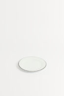 Plato Postre con Filete Negro 21 Cm Volf