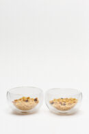 Set X2 Bowl Doble Vidrio Borosilicato Tadar 500 Ml