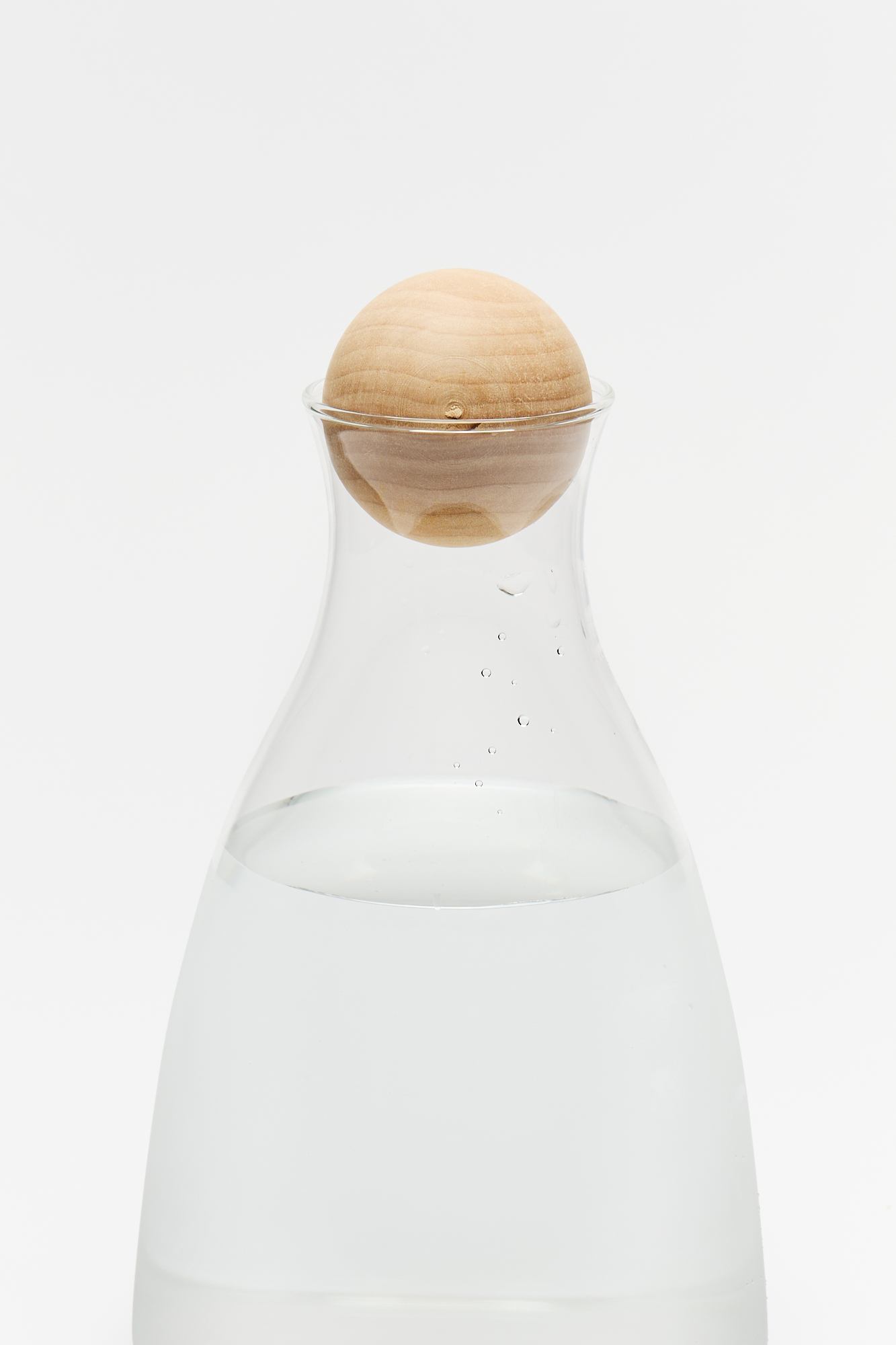 Botella Vidrio con Tapon Madera Borosilicato Deli Glassware 1700 Ml - Image 2