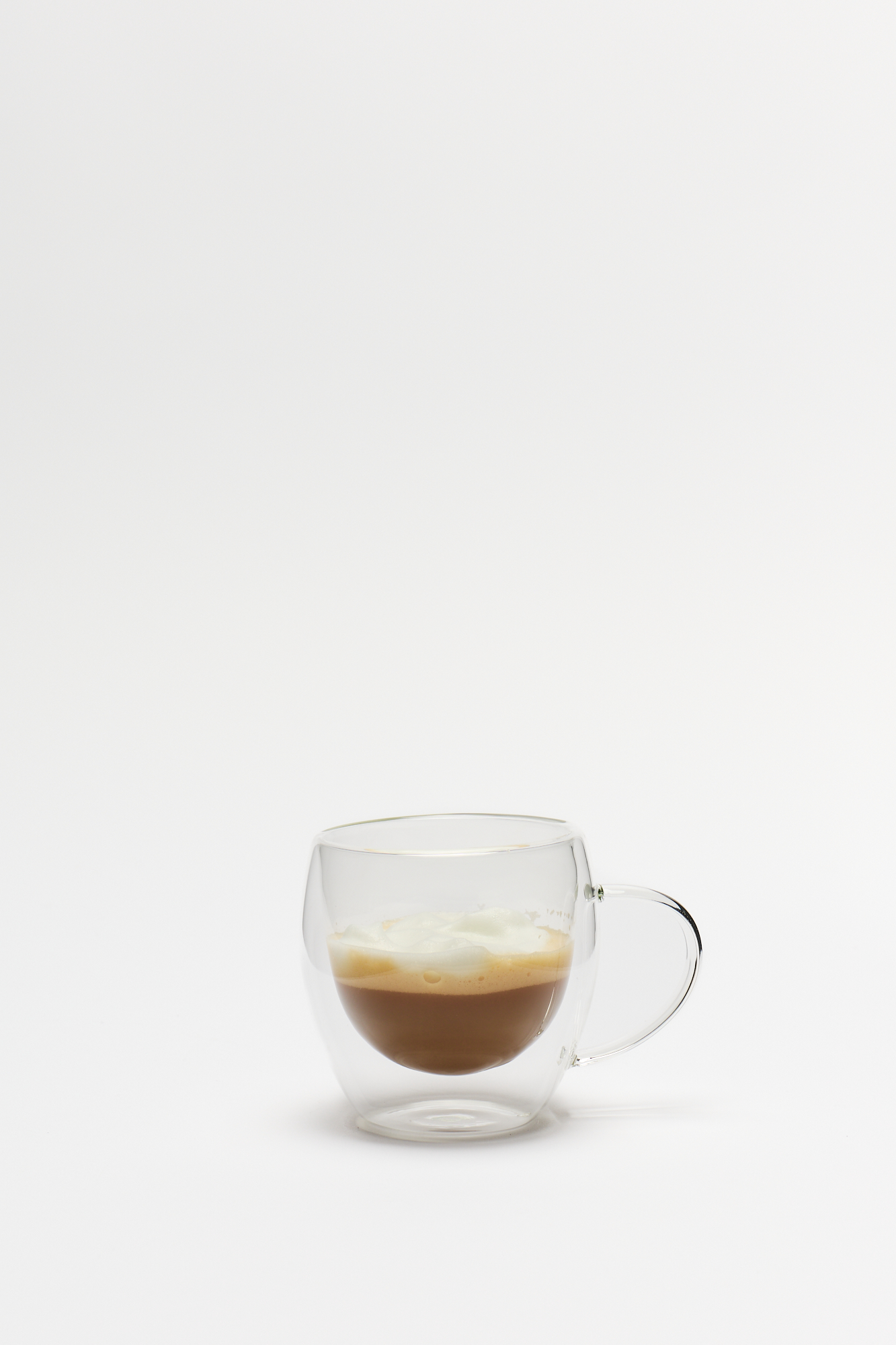 Taza Doble Vidrio con Asa Magnifique 250 Ml