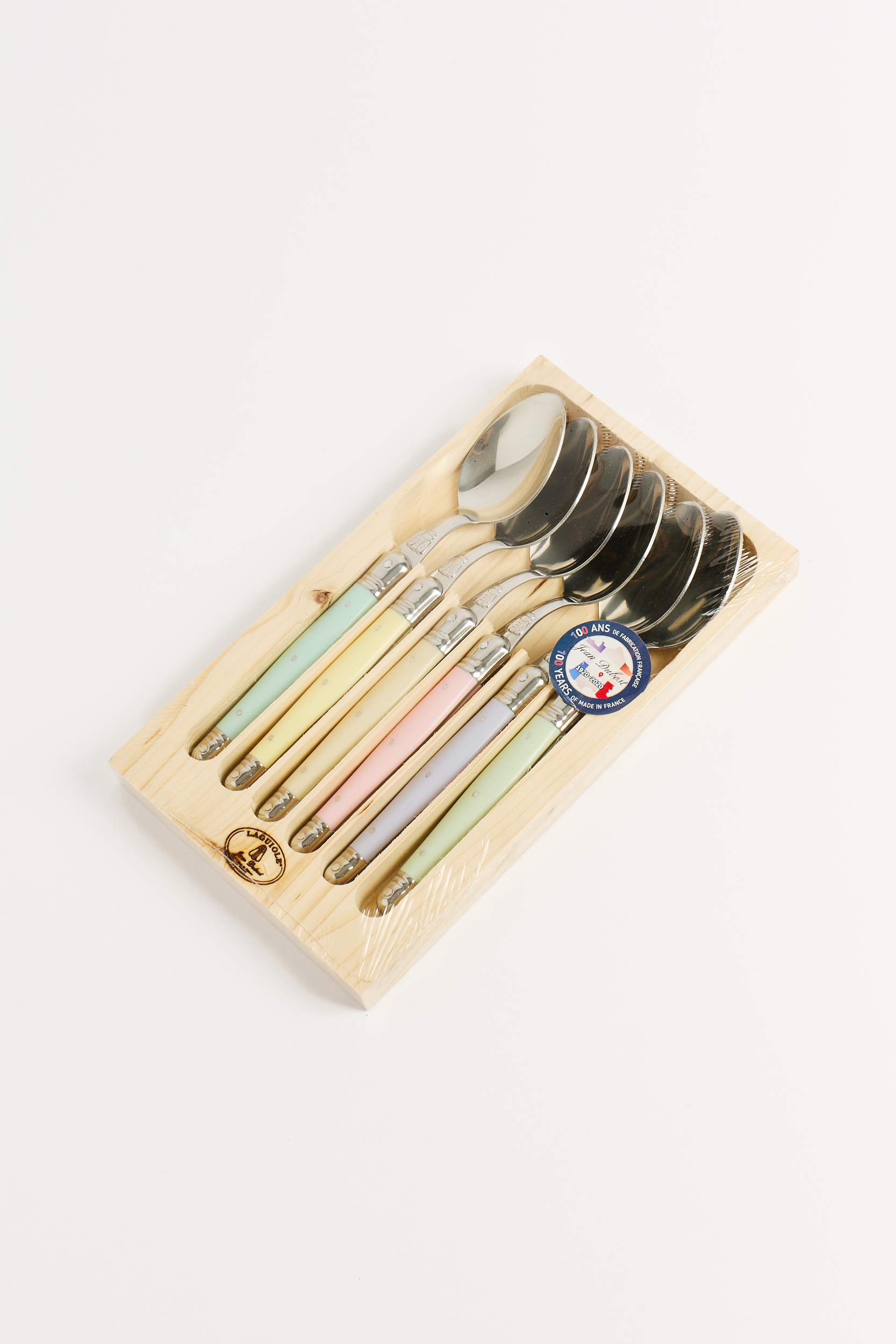 Set Cuchara Mesa Pastel Laguiole X6