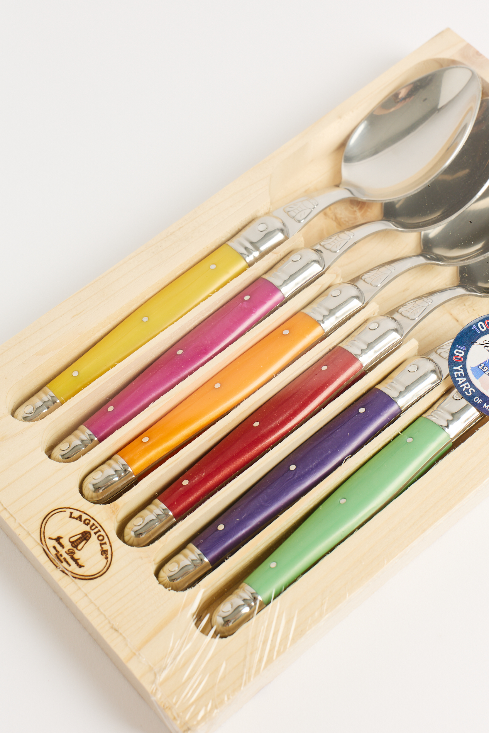 Set Cuchara Mesa Multicolor Laguiole X6 - Image 2