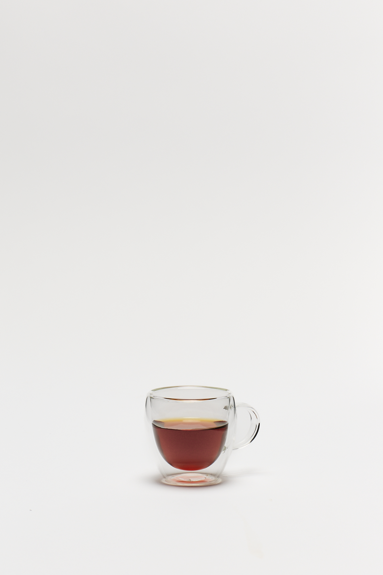 Taza Doble Vidrio con Asa Magnifique 80 Ml