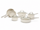 Set 10 Piezas Bateria Cocina Ceramico Antiadherente KitchenAid