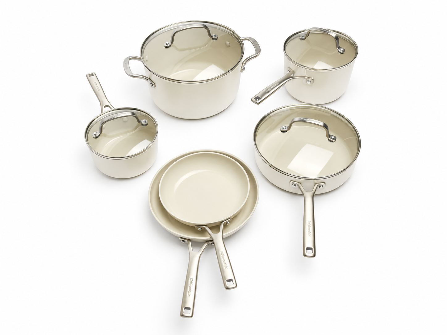 Set 10 Piezas Bateria Cocina Ceramico Antiadherente KitchenAid - Image 2