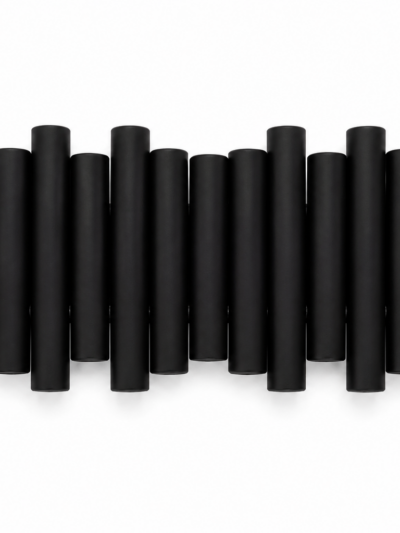 Perchero de Pared c/5 Ganchos Abatibles 38X16 CM Picket Umbra Negro