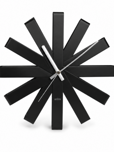 Reloj de Pared Ribbon 30 Cm Umbra Negro