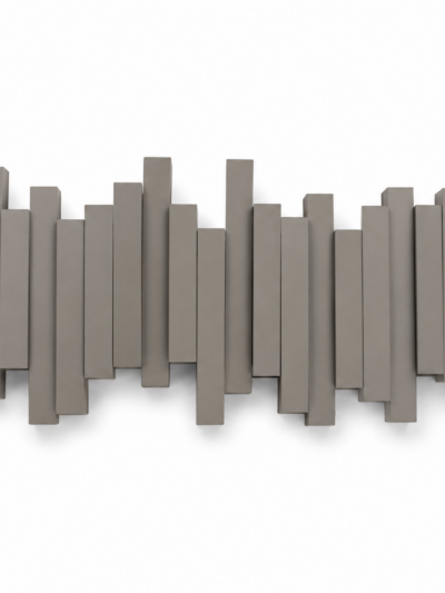 Perchero de Pared c/5 Ganchos 49X18 CM STICKS UMBRA GRIS
