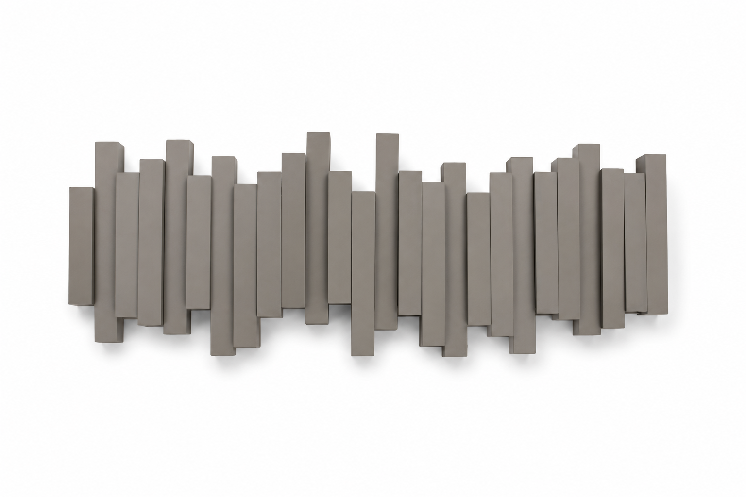 Perchero de Pared C/5 Ganchos 49X18 CM STICKS UMBRA GRIS
