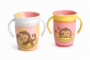 Set x2 Vasos Antivuelco - Mono Lulo Rosa Footy