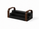 Estante Especiero C/3 Niveles Extensible Bellwood Umbra Nogal C/Negro