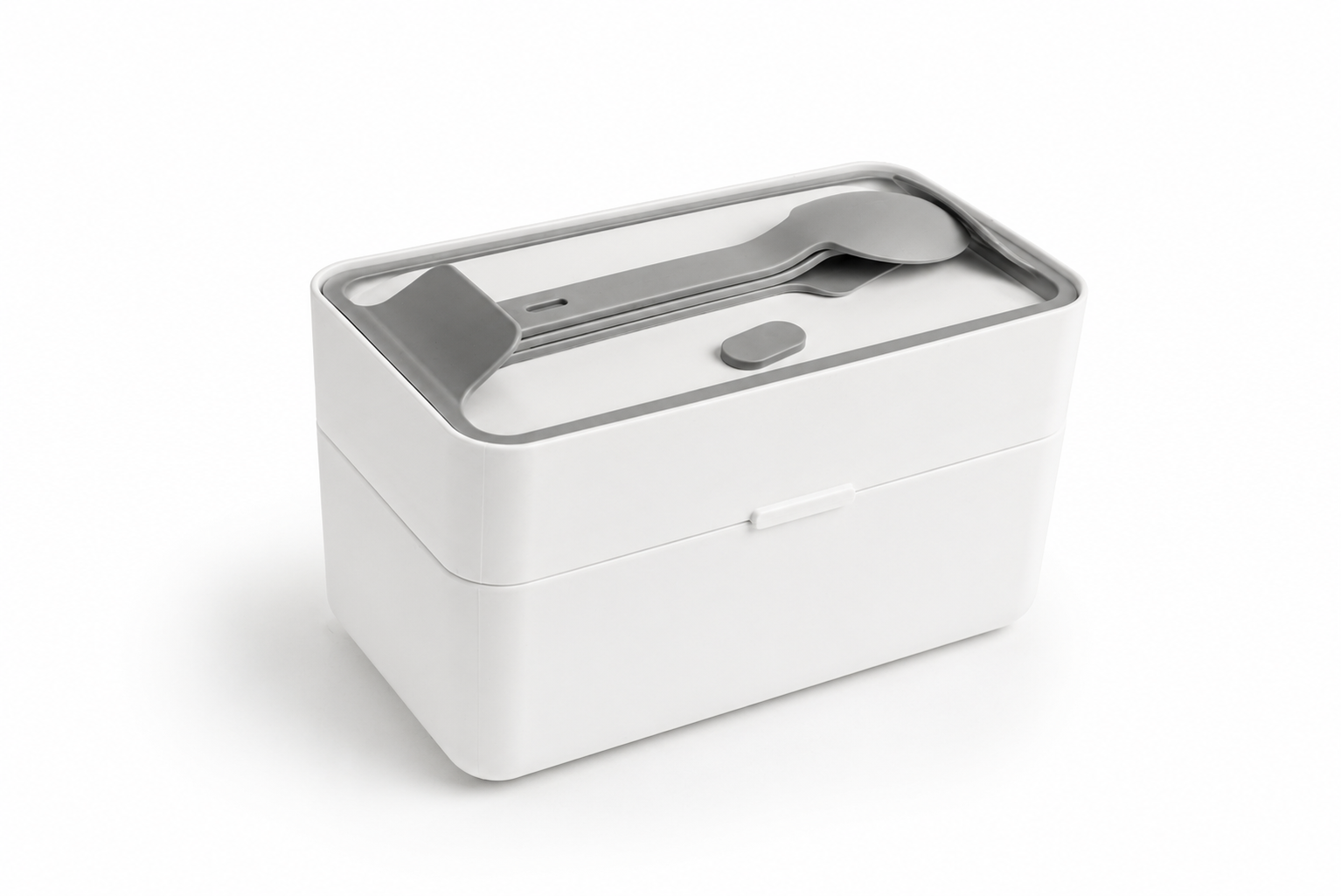 Bauletto Lunchbox Mediano Blanco - Image 2