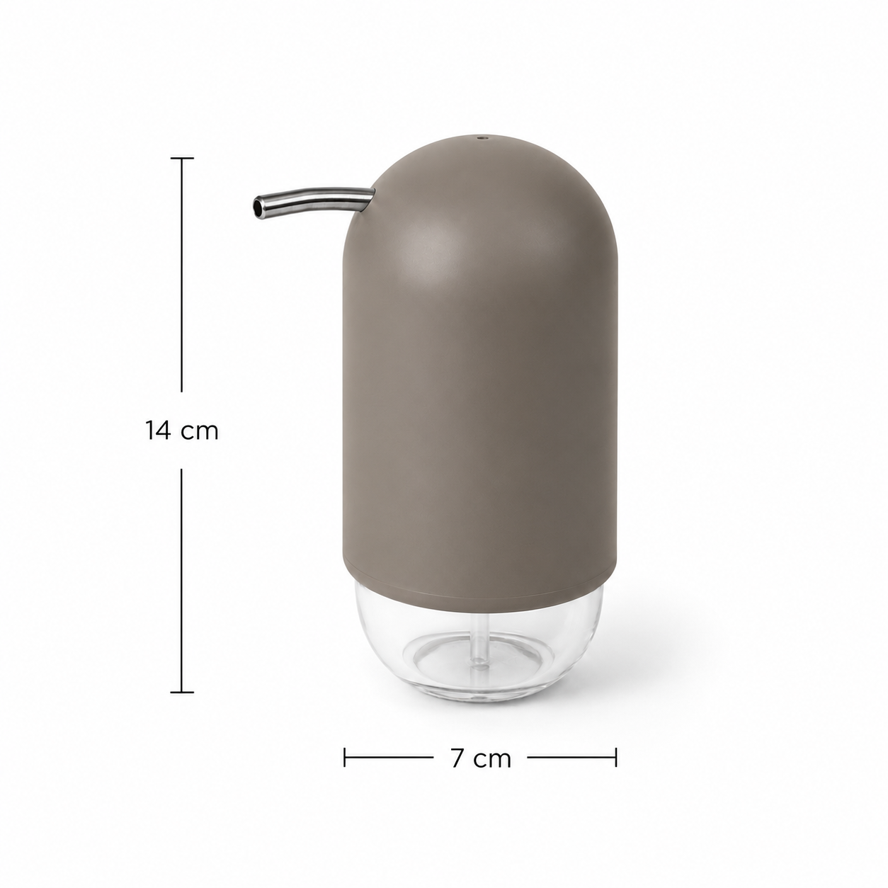 Dispenser de Jabon Liq. 236 ML (14X7 CM) Pump Gris - Umbra - Image 2