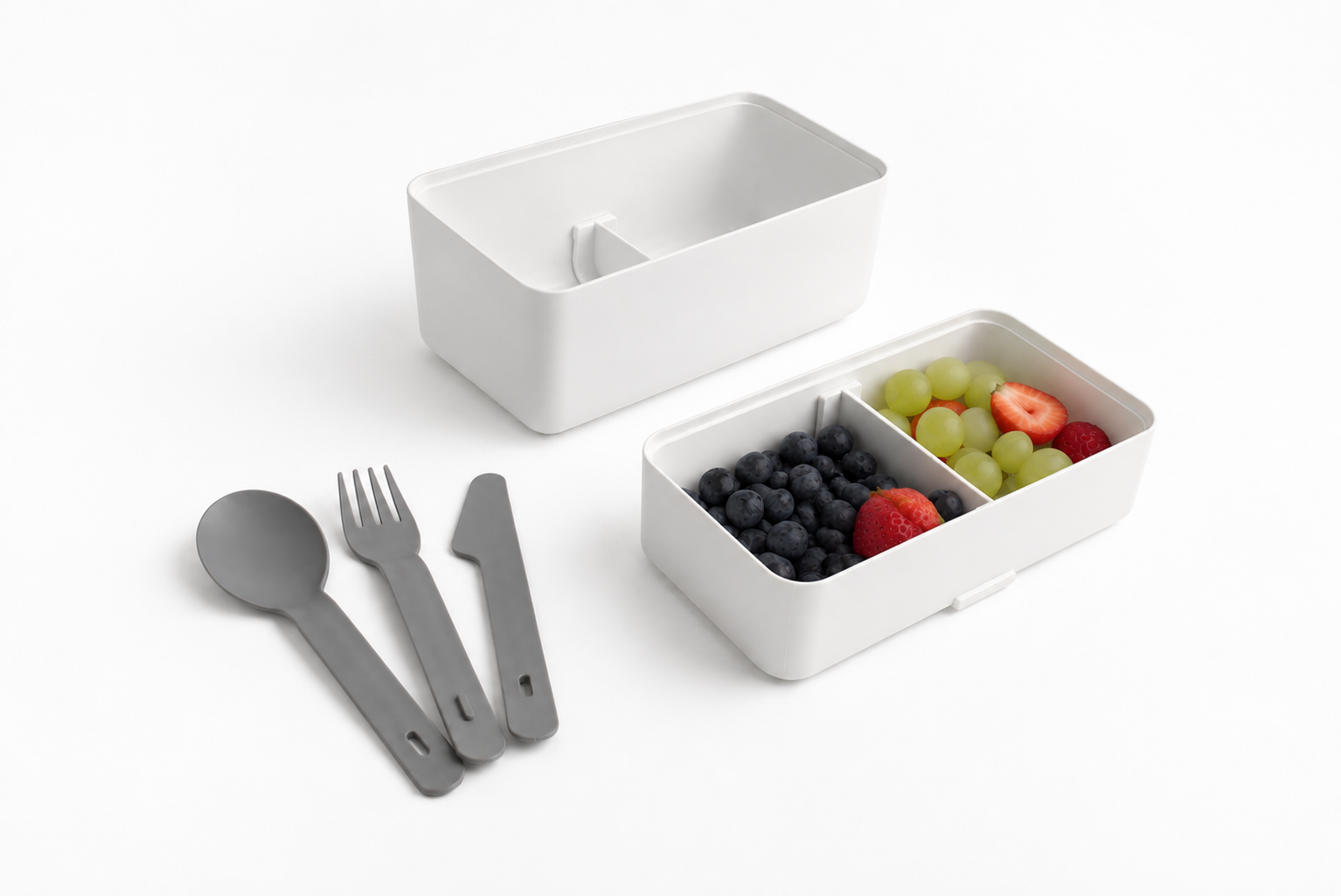 Bauletto Lunchbox Mediano Blanco - Image 3