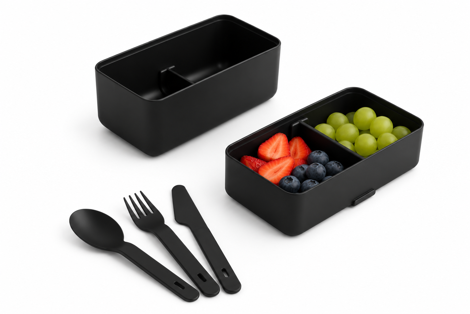 Bauletto Lunchbox Mediano Negro - Image 3