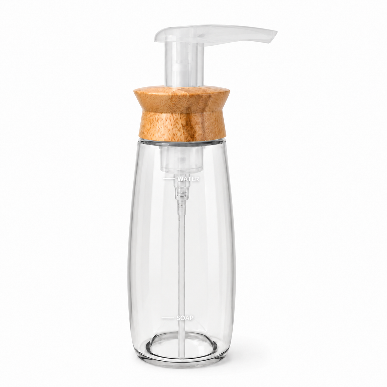 Dispenser Jabon Liquido De Vidrio Y Madera 473 ML - Full Circle