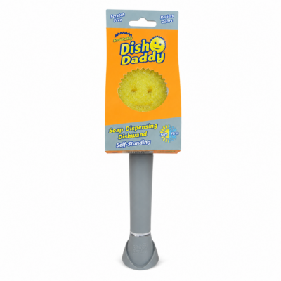 Dispenser Jabon Independiente C/ Base Gris - Scrub Dish Daddy