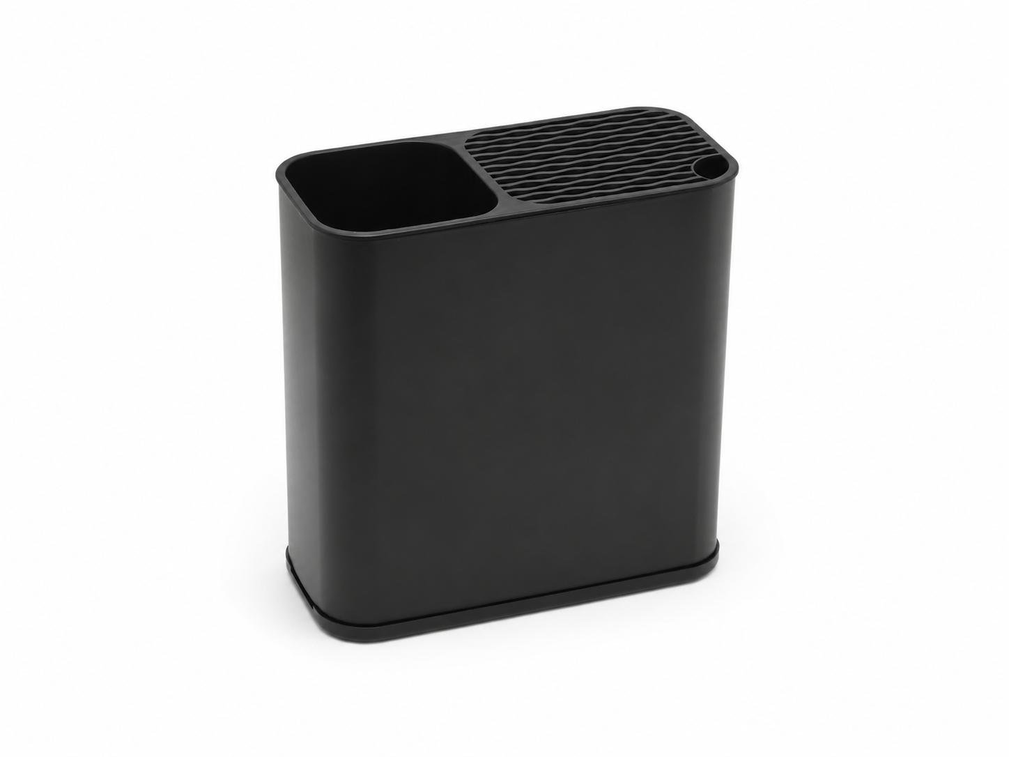 Escurridor de Cubiertos Acero Inox. Negro 18X9x21 CM