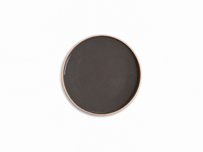 Plato Playo Ceramica 20 CM C/Borde Natural - Tozeur Neo Chocolate