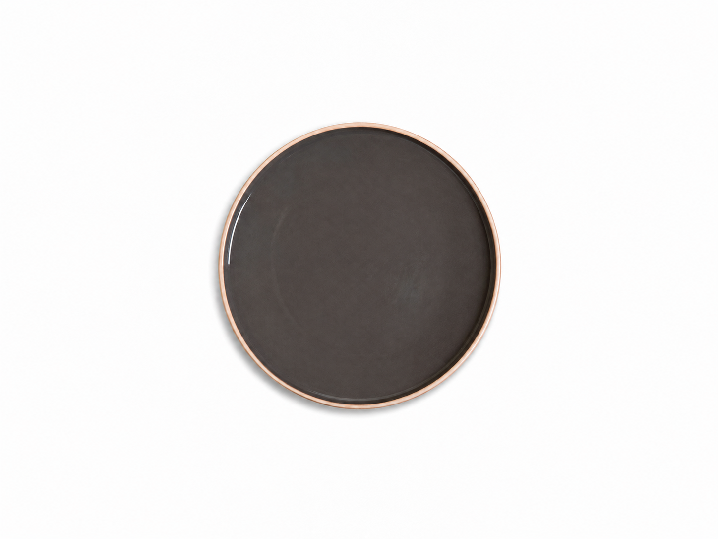 Plato Playo Ceramica 20 CM C/Borde Natural - Tozeur Neo Chocolate