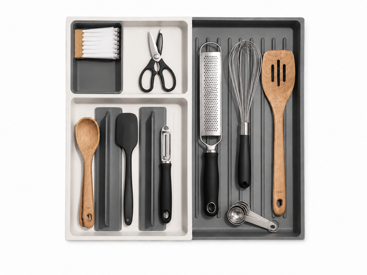 Organizador De Utensilios Large C/5 Compartimentos 25X42X7 CM - Oxo - Image 2