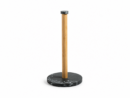 Porta Rollo Bambu Y Marmol Negro 16X35 CM - Vassa