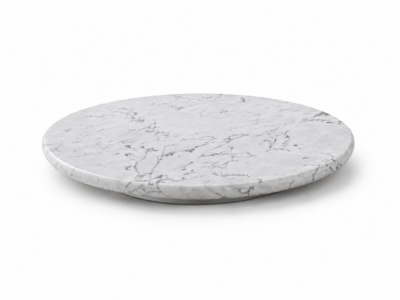 Plato Giratorio Marmol Carrara Ø 30X3 H
