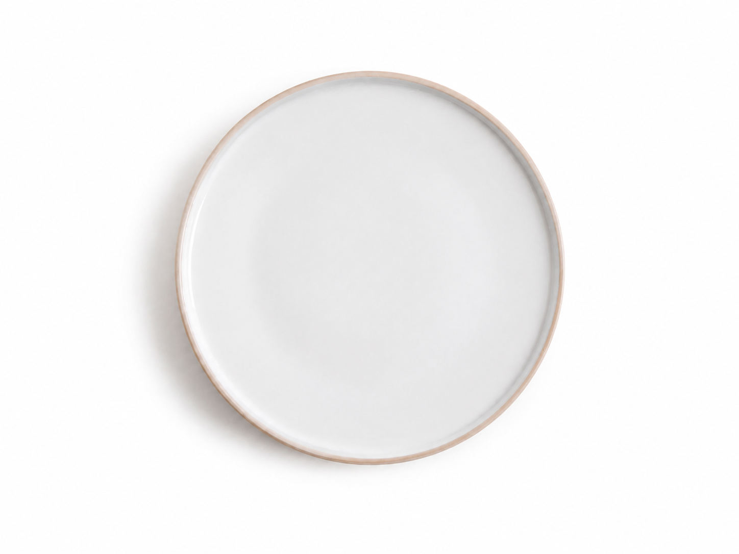 Plato Playo Ceramica 26 CM - Tozeur Terra Blanco