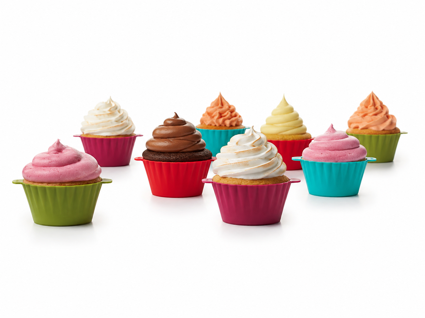 Set X12 Moldes De Silicona P/Cupcakes - Oxo - Image 2