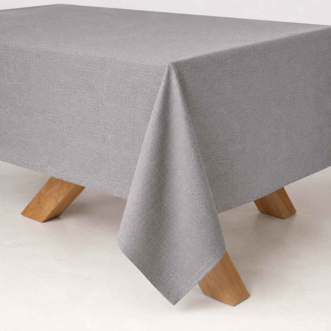 Mantel Simil Lino Gris Oscuro - Image 2