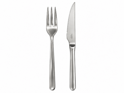 Set X12 Piezas Tenedor Y Cuchillo P/Asado - Sakura